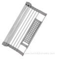 Roll-up Over Sink Drying Rack w/Cutlery Rest
